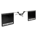 ROCK TAMERS 2" Hub Mudflap System - Matte Black/Stainless [00108]-Angler's World