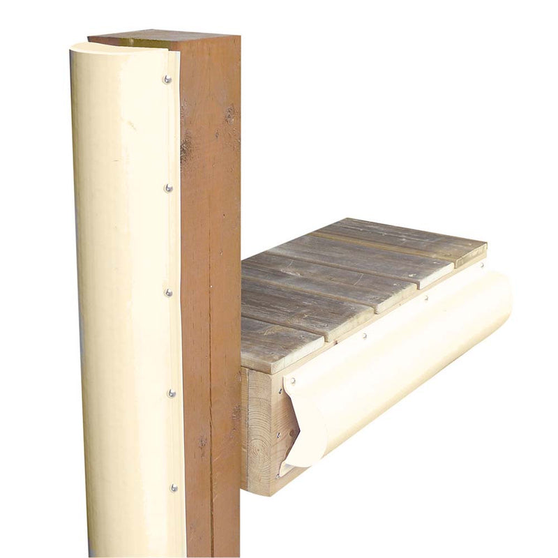 Dock Edge Piling Bumper - One End Capped - 6 - Beige [1020SF]-Angler's World