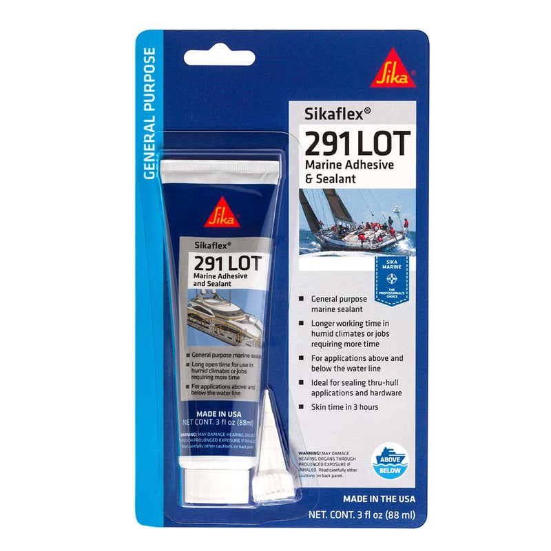 Sika Sikaflex 291 LOT - White - 3oz Tube w/Nozzle [610564]-Angler's World