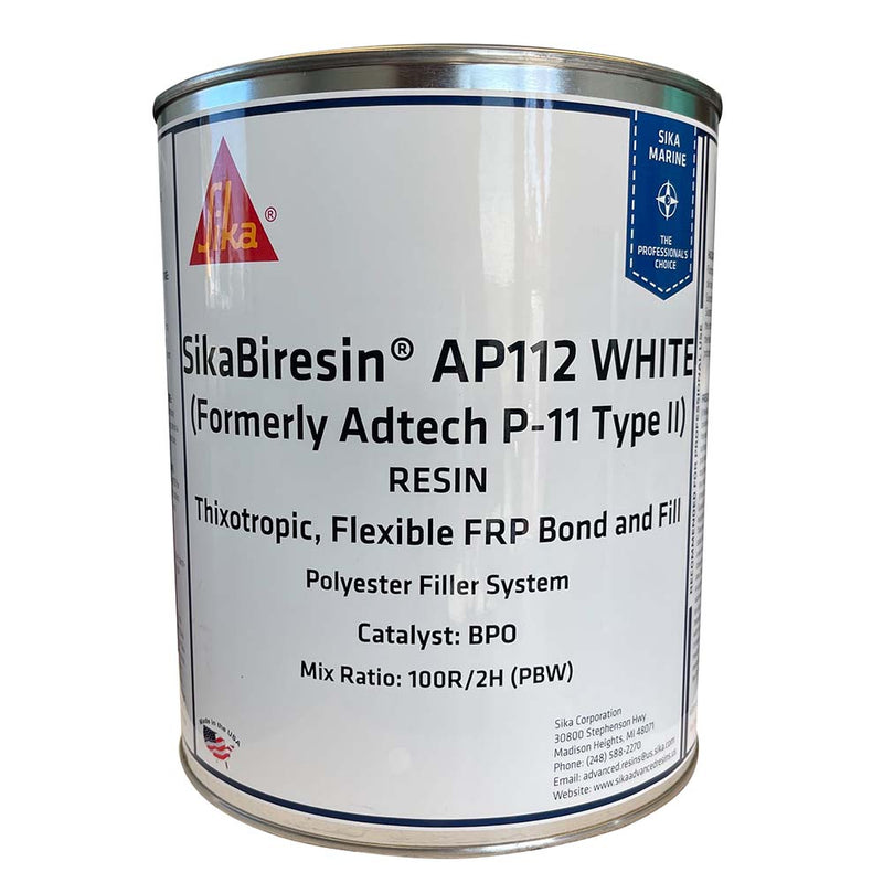 Sika SikaBiresin AP112 White Gallon BPO Hardener Required [606128]-Angler's World