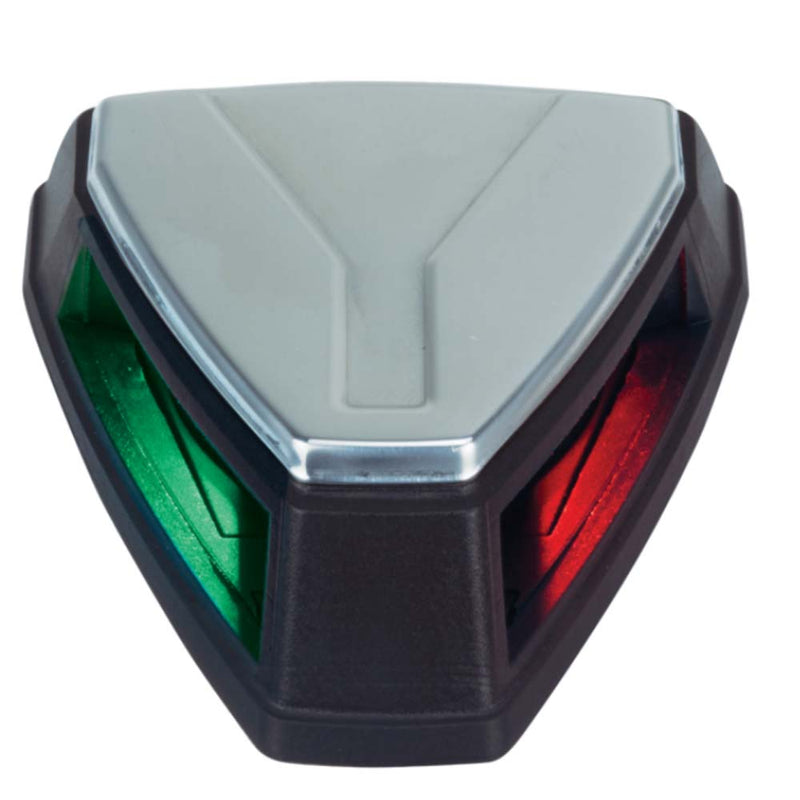 Perko 12V LED Bi-Color Navigation Light - Black/Stainless Steel [0655001BLS]-Angler's World