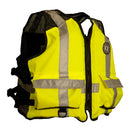 Mustang High Visibility Industrial Mesh Vest - Fluorescent Yellow/Green/Black - Small/Medium [MV1254T3-239-S/M-216]-Angler's World