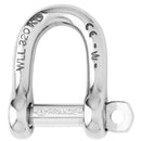 Wichard Self-Locking D Shackle - Diameter 5mm - 3/16" [01202]-Angler's World