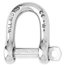Wichard Self-Locking D Shackle - Diameter 10mm - 13/32" [01205]-Angler's World