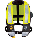 Mustang HIT High Visibility Inflatable PFD - Fluorescent Yellow/Green - Automatic/Manual [MD3183T3-239-0-202]-Angler's World