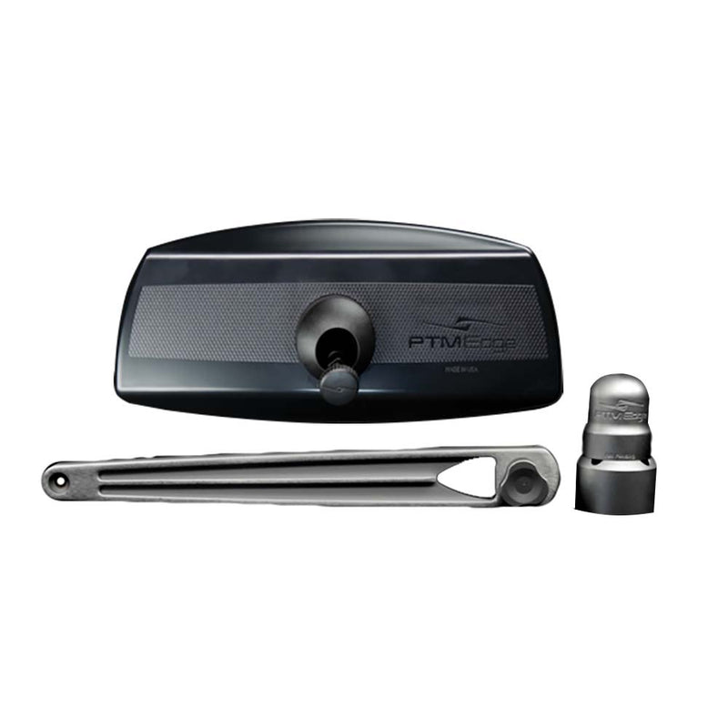PTM Edge UCX-17 PRO Pontoon Mirror/Bracket Kit - Titanium Grey [P13157-170TEBGR]-Angler's World
