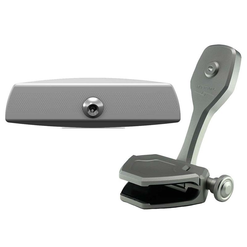 PTM Edge Mirror/Bracket Kit w/VR-140 Elite Mirror ZXR-300 (Titanium Grey) [P12848-1300TEBGR]-Angler's World