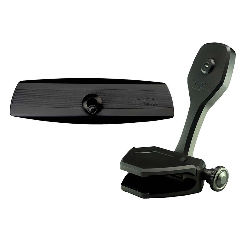 PTM Edge Mirror/Bracket Kit w/VR-140 Elite Mirror ZXR-300 (Black) [P12848-1300TEBBK]-Angler's World