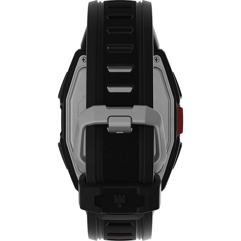 Timex IRONMAN T300 Silicone Strap Watch - Black/Red [TW5M47500]-Angler's World