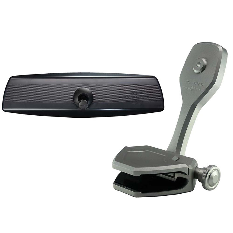 PTM Edge Mirror/Bracket Kit w/VR-140 PRO Mirror ZXR-300 (Titanium Grey) [P12848-2300TEBGR]-Angler's World