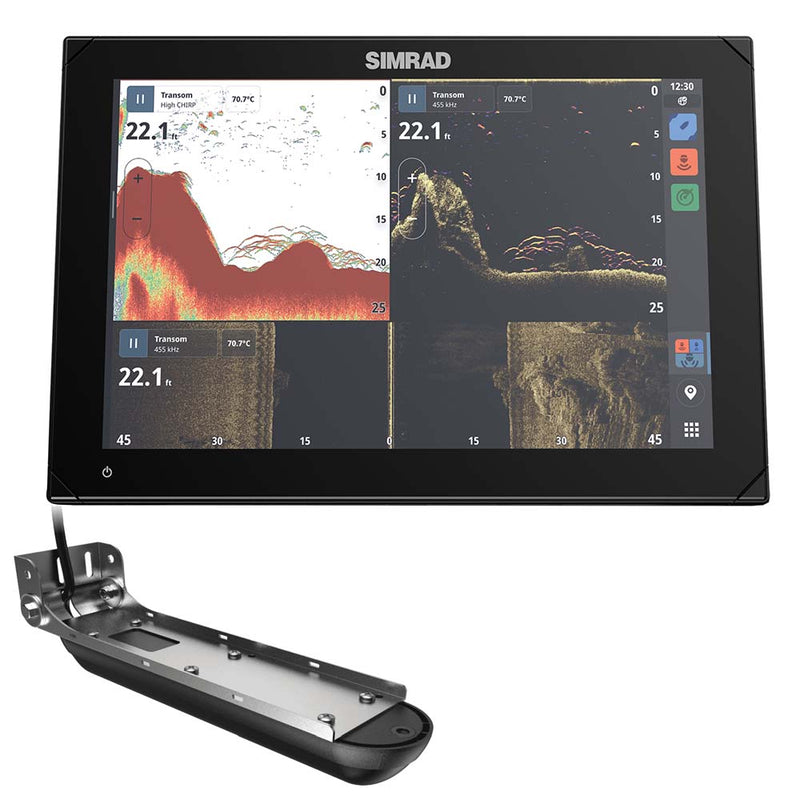 Simrad NSX 3012 12" Combo Chartplotter Fishfinder w/Active Imaging 3-in-1 Transducer [000-15367-001]-Angler's World