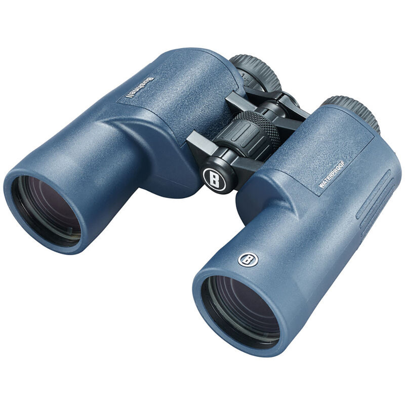 Bushnell 7x50mm H2O Binocular - Dark Blue Porro WP/FP Twist Up Eyecups [157050R]-Angler's World