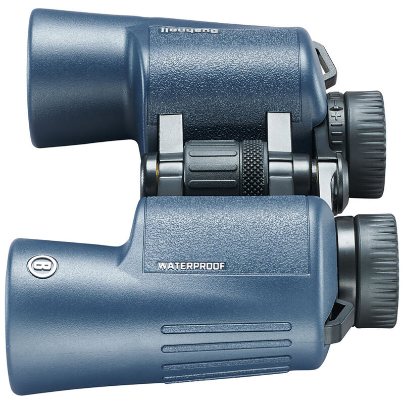 Bushnell 8x42mm H2O Binocular - Dark Blue Porro WP/FP Twist Up Eyecups [134218R]-Angler's World