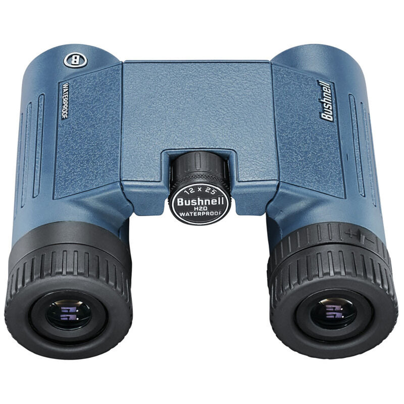 Bushnell 12x25mm H2O Binocular - Dark Blue Roof WP/FP Twist Up Eyecups [132105R]-Angler's World