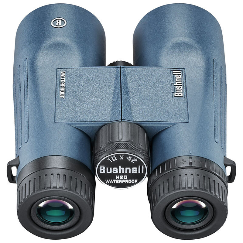 Bushnell 10x42mm H2O Binocular - Dark Blue Roof WP/FP Twist Up Eyecups [150142R]-Angler's World