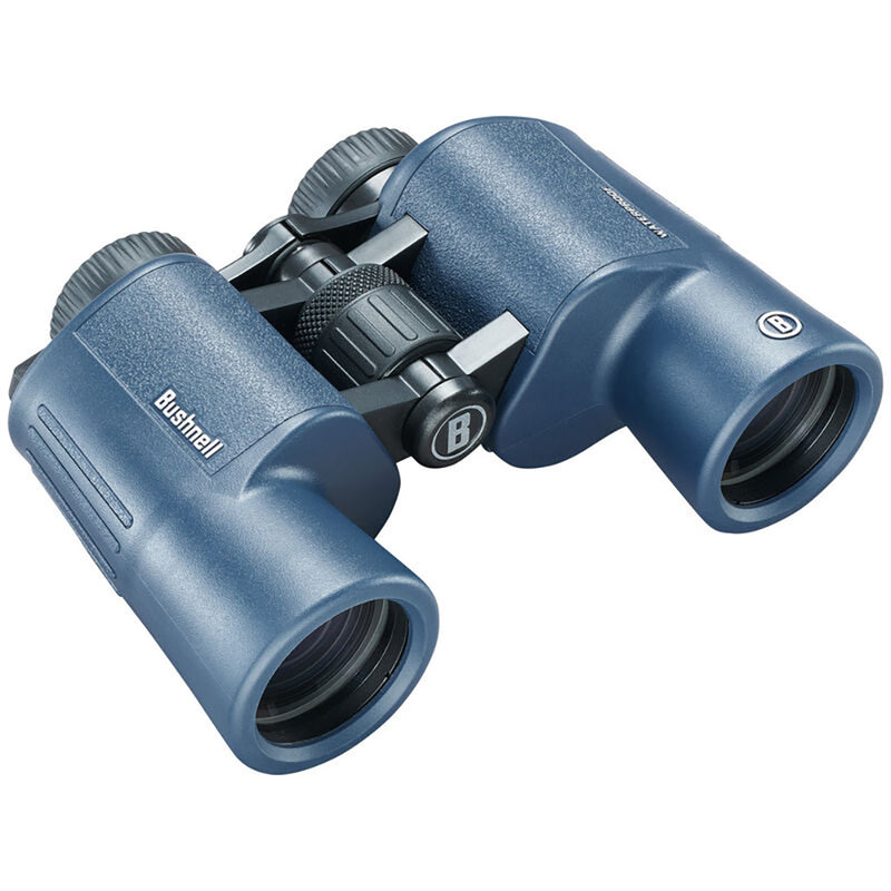 Bushnell 10x42mm H2O Binocular - Dark Blue Porro WP/FP Twist Up Eyecups [134211R]-Angler's World