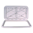 Beckson 14" x 24" Flush Hatch White - ASA Material - Acrylonitrile Styrene Acrylate [HT1424AW]-Angler's World