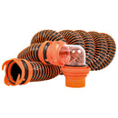 Camco RhinoEXTREME 15 Sewer Hose Kit w/ Swivel Fitting 4 In 1 Elbow Caps [39859]-Angler's World