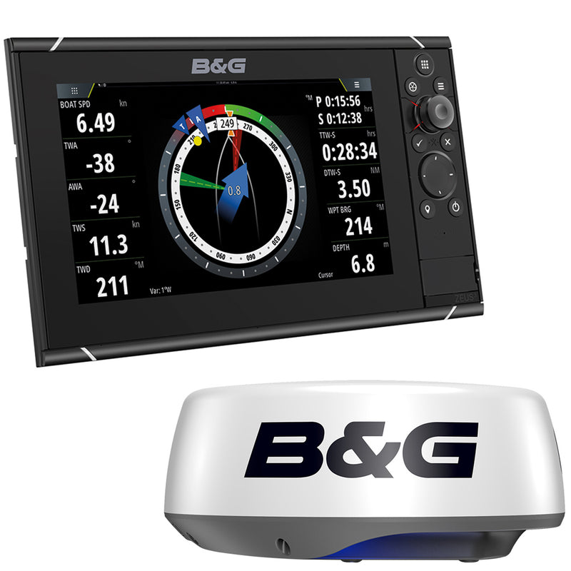 BG Zeus 3S 12 Combo Multi-Function Sailing Display Radar Bundle HALO20+ 20" Radar Dome - No HDMI Video Outport [000-15562-002]-Angler's World