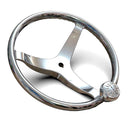 Lewmar 3 Spoke 13.5" Steering Wheel w/Power-Grip Knob [89700820]-Angler's World