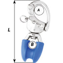 Wichard HR Snap Shackle w/Thimble Eye - Length 3-3/4" [02493]-Angler's World