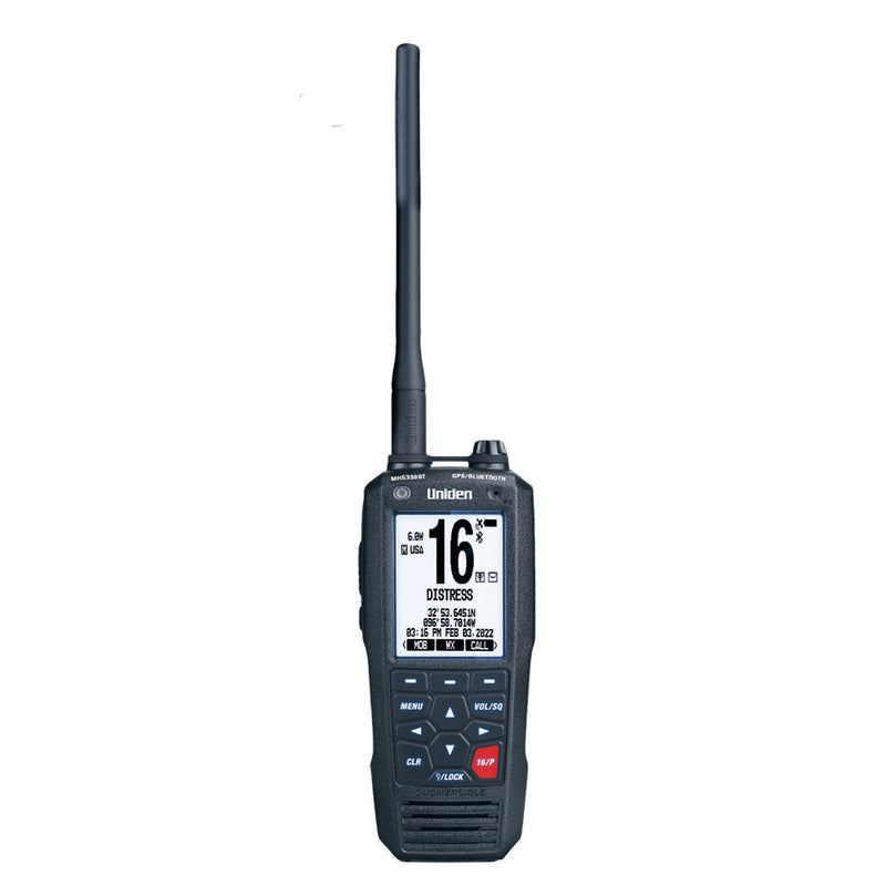 Uniden MHS338BT VHF Marine Radio w/GPS Bluetooth [MHS338BT]-Angler's World
