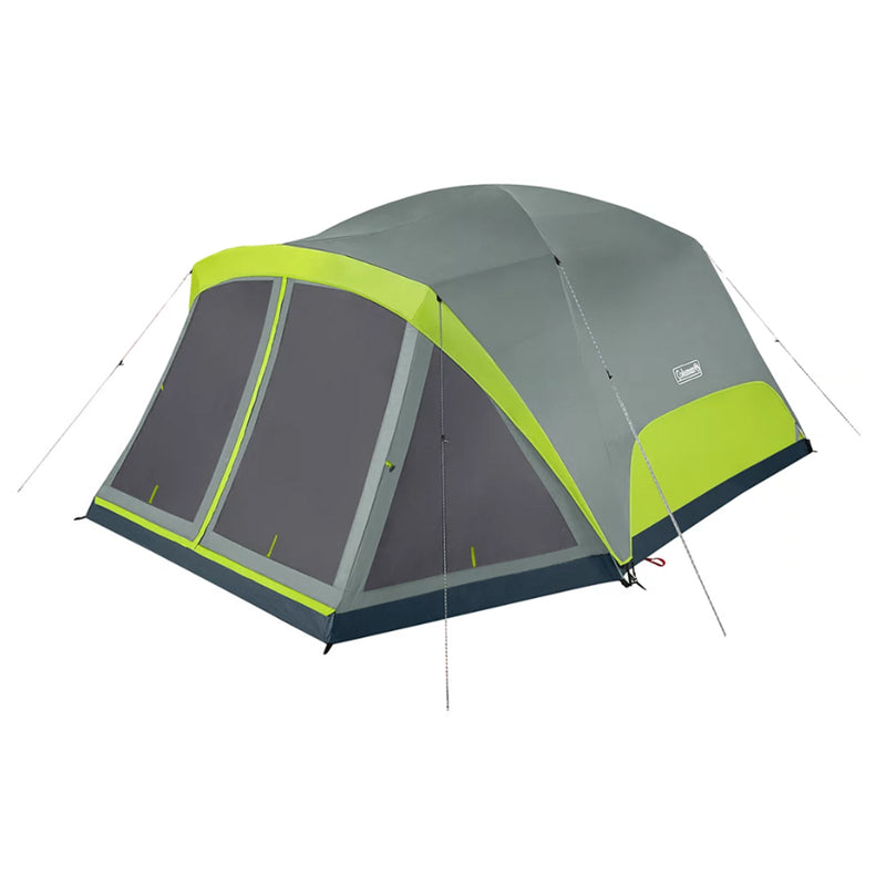 Coleman Skydome 8-Person Camping Tent w/Screen Room, Rock Grey [2000037524]-Angler's World