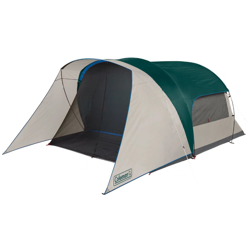 Coleman 6-Person Cabin Tent with Screened Porch - Evergreen [2000035608]-Angler's World