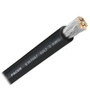 Pacer Black 2 AWG Battery Cable - Sold By The Foot [WUL2BK-FT]-Angler's World