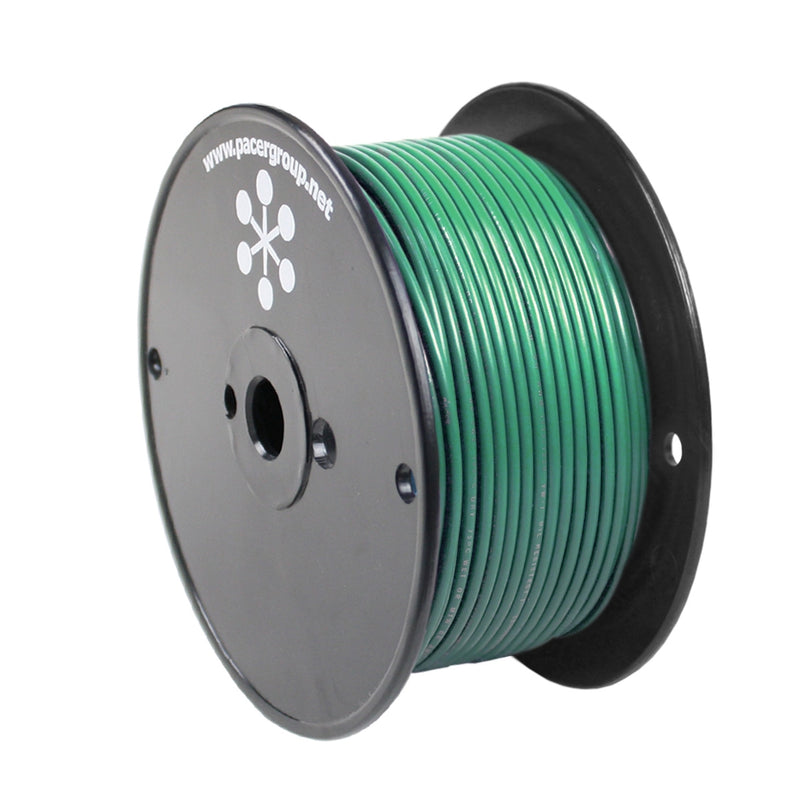 Pacer Green 18 AWG Primary Wire - 250 [WUL18GN-250]-Angler's World
