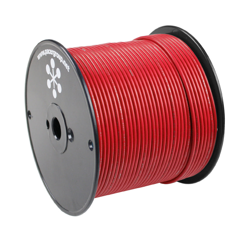 Pacer Red 18 AWG Primary Wire - 500 [WUL18RD-500]-Angler's World