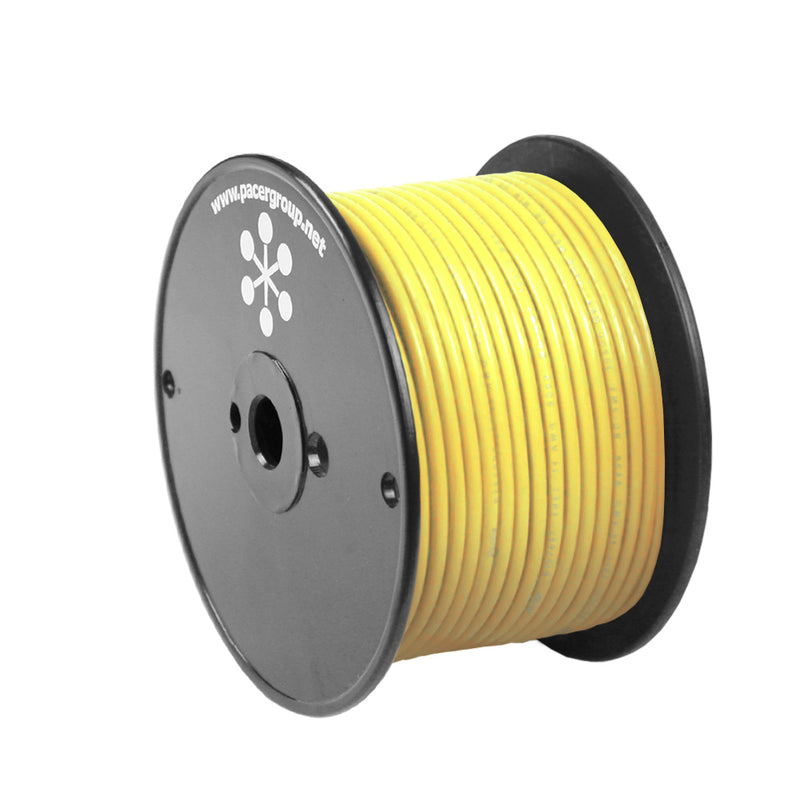 Pacer Yellow 16 AWG Primary Wire - 100 [WUL16YL-100]-Angler's World