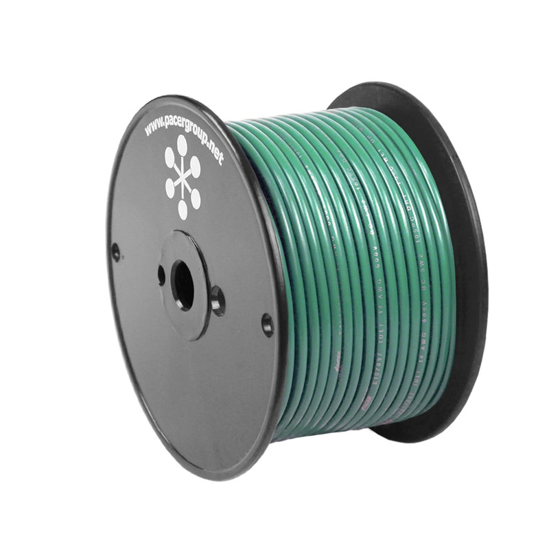 Pacer Green 16 AWG Primary Wire - 100 [WUL16GN-100]-Angler's World