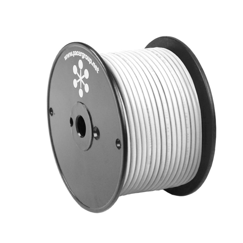Pacer White 16 AWG Primary Wire - 100 [WUL16WH-100]-Angler's World