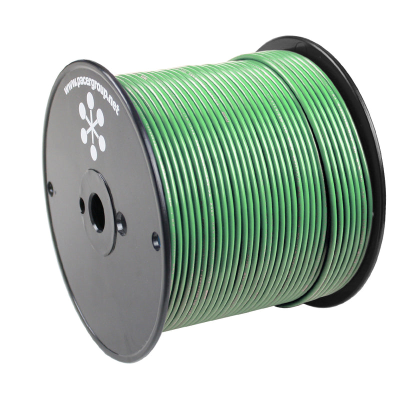 Pacer Light Green 16 AWG Primary Wire - 500 [WUL16LG-500]-Angler's World
