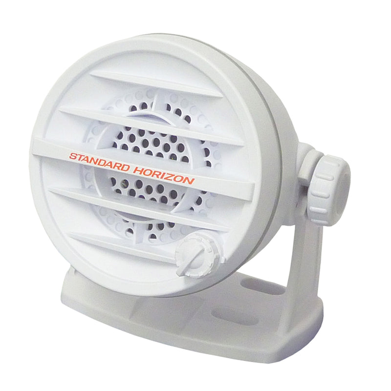 Standard Horizon 10W Amplified External Speaker - White [MLS-410PA-W]-Angler's World