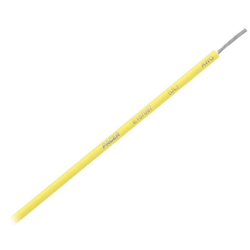 Pacer Yellow 12 AWG Primary Wire - 25 [WUL12YL-25]-Angler's World