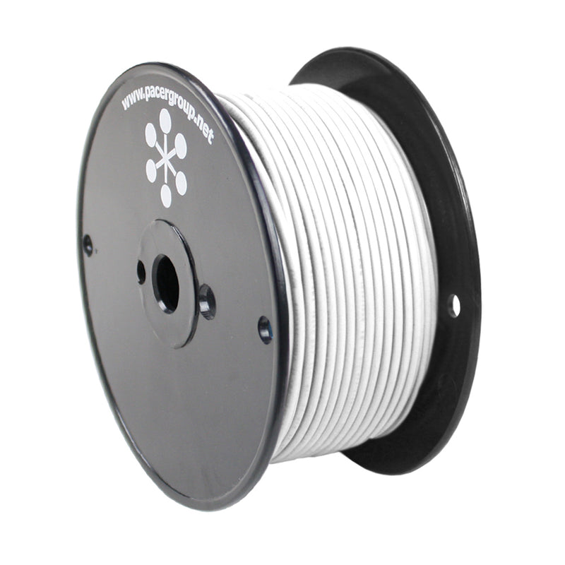 Pacer White 12 AWG Primary Wire - 250 [WUL12WH-250]-Angler's World