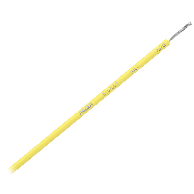 Pacer Yellow 10 AWG Primary Wire - 25 [WUL10YL-25]-Angler's World