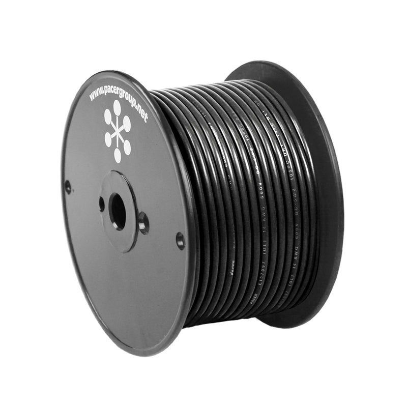 Pacer Black 10 AWG Primary Wire - 100 [WUL10BK-100]-Angler's World