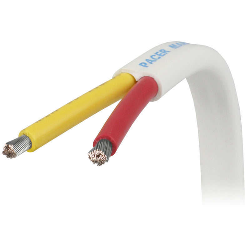 Pacer 18/2 AWG Safety Duplex Cable - Red/Yellow - 250 [W18/2RYW-250]-Angler's World