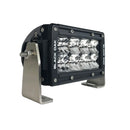 Black Oak Pro Series Double Row Flood 4" Light Bar - Black [4F-D5OS]-Angler's World