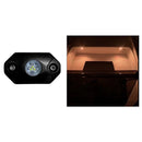 Black Oak Rock Accent Light - Amber - Black Housing [RL-A]-Angler's World
