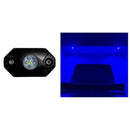Black Oak Rock Accent Light - Blue - Black Housing [RL-B]-Angler's World