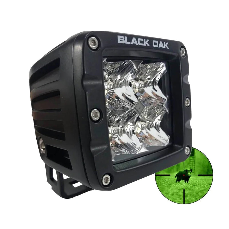 Black Oak Pro Series Infrared 2" 850nm Flood Pod Light - Black [2IR-POD850]-Angler's World