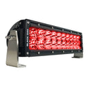 Black Oak Double Row Combo Red Predator Hunting 10" Light Bar - Black [10R-D3OS]-Angler's World