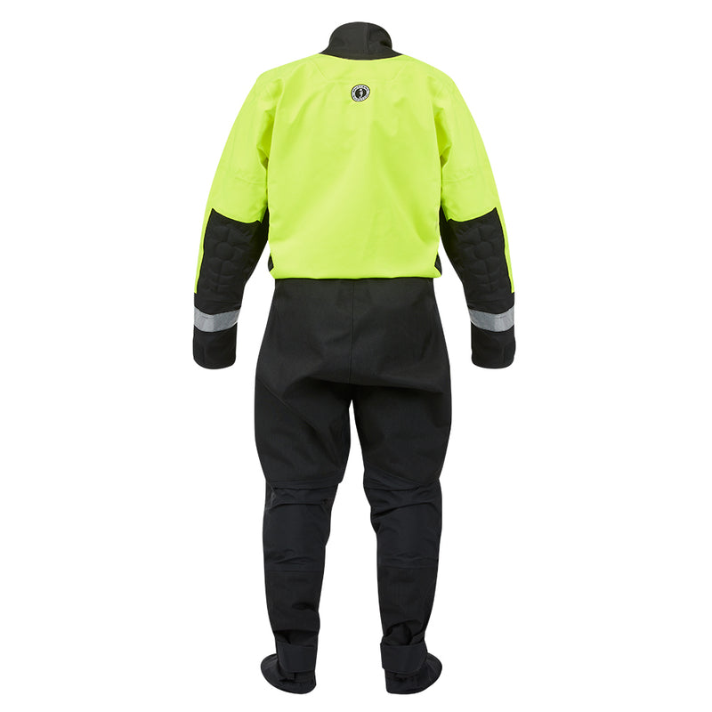 Mustang MSD576 Water Rescue Dry Suit - Fluorescent Yellow Green-Black - Large [MSD57602-251-L-101]-Angler's World