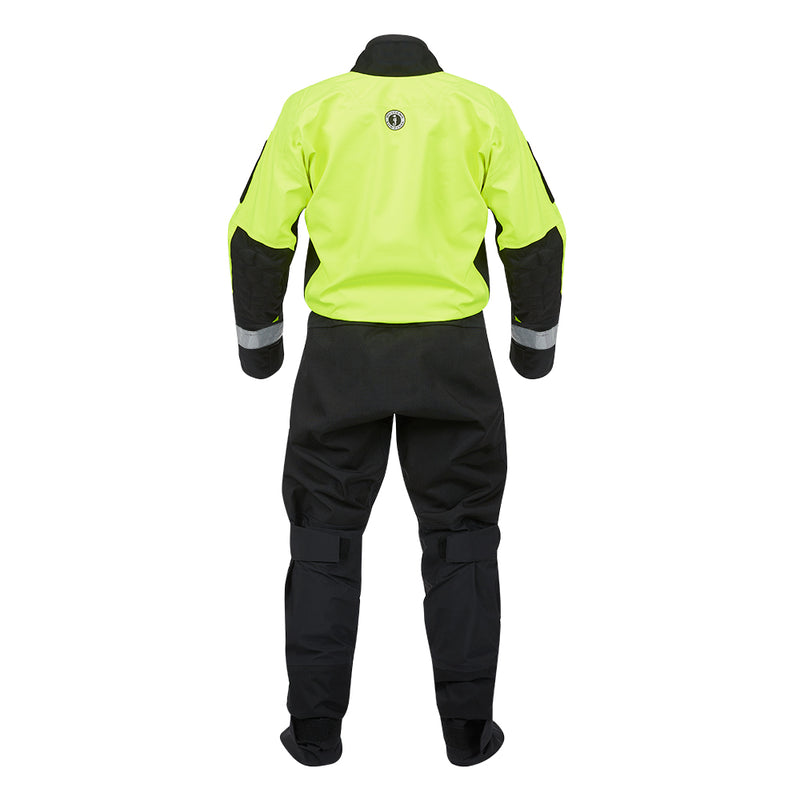 Mustang Sentinel Series Water Rescue Dry Suit - Fluorescent Yellow Green-Black - Small Short [MSD62403-251-SS-101]-Angler's World