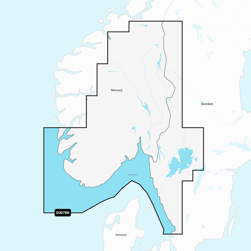 Garmin Navionics+ NSEU078R - Oslo, Skagerrak Haugesund - Marine Chart [010-C1244-20]-Angler's World