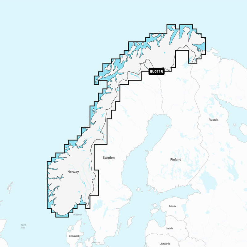 Garmin Navionics+ NSEU071R - Norway Lakes Rivers - Inland Marine Chart [010-C1266-20]-Angler's World